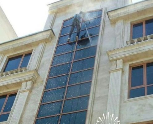 پیچ و رولپلاک نما ساختمان در تهران